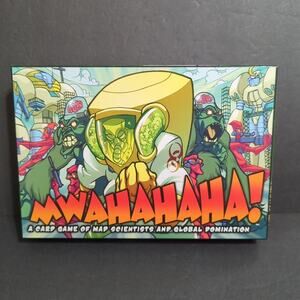 Mwahahaha! Mad Scientists And Global Domination Card Game White Wolf EUC